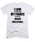 Beach Volleyball Funny Gift Idea for Fiancee I Love It When My Fiance Lets Me Novelty Gag Sport Lover Joke Funny Gift Ideas T-Shirt