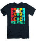 Beach Volleyball Retro Design Milar Style T-Shirt