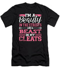 Beauty in the Streets Beast in My Cleats Lacrosse Raphaelartdesign T-Shirt