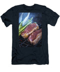 Beef Steak and Green Asparagus on the Barbecue Eising Studio T-Shirt