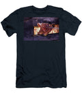 Beef Steak on a Grill with a Meat Fork Hugh Johnson T-Shirt