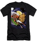 Beefsteak with Bearnaise Sauce Green Asparagus and Potatoes Straw Great Stock T-Shirt