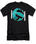 Blue Volleyball Ball and Net Gift for Player Coach and Fan Design Sel Mermaid T-Shirt