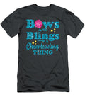 Bows and Bling Its a Cheerleading Thing Tom Schiesswald T-Shirt