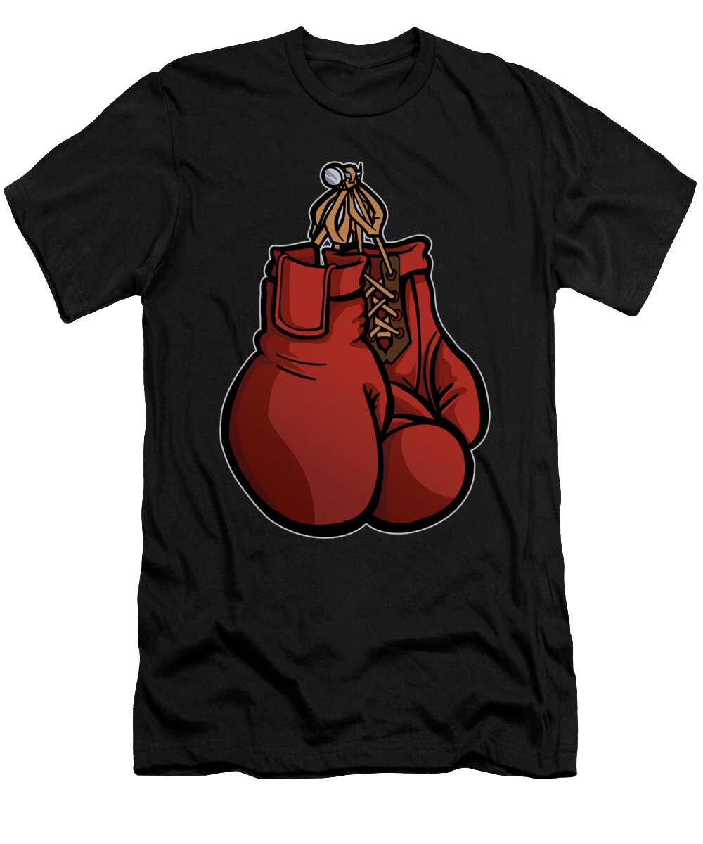 Boxing Gloves Illustration Siegfried Czerny T-Shirt