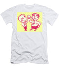 Boxing Match Referee Holding Up Arm of Winning Boxer Csa Images T-Shirt