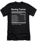 Boxing Trainer Nutrition Factors Gift Item Shi Hu Kang T-Shirt