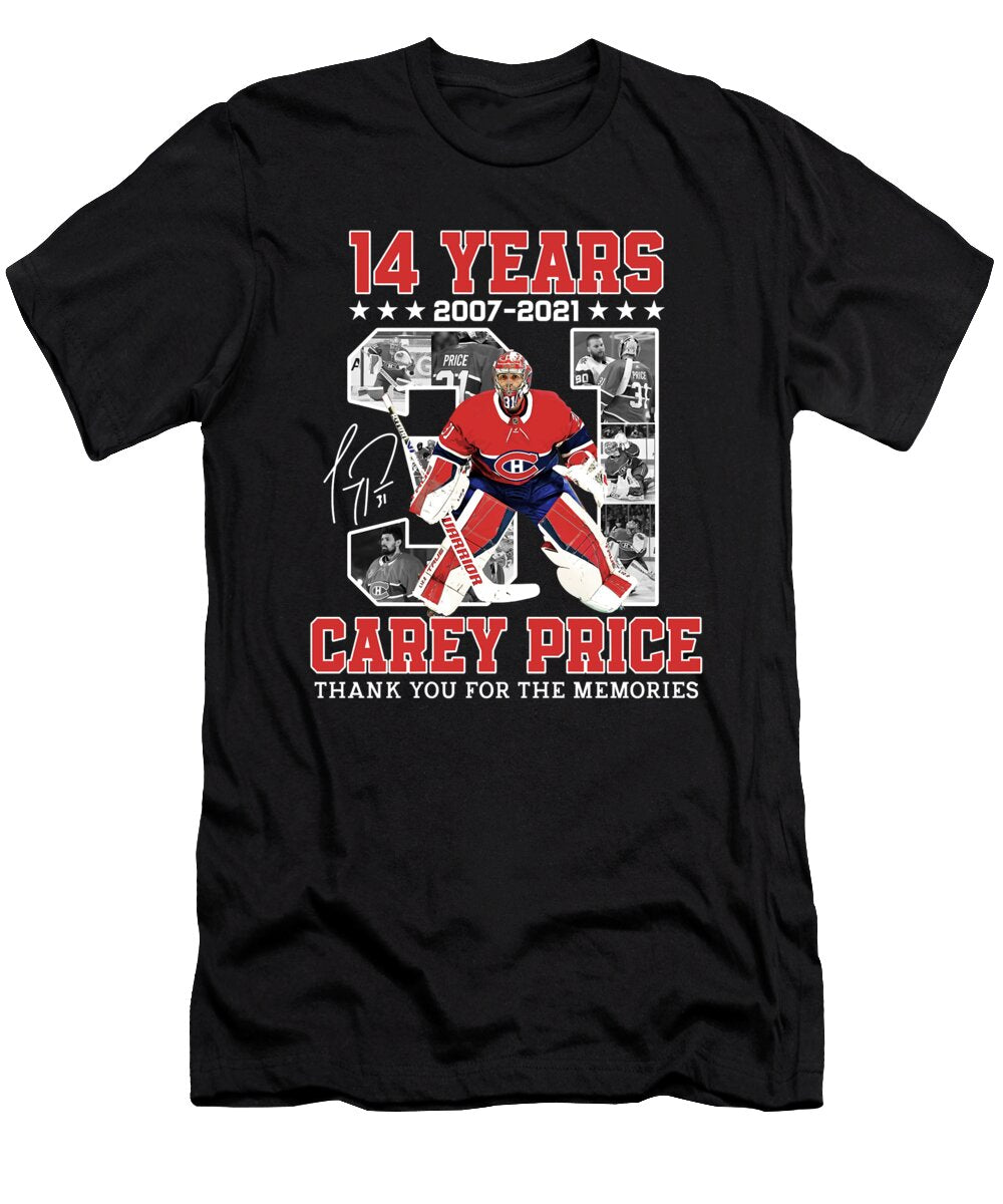 Carey Price Ice Hockey Kelvin Kent T-Shirt