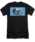 Carolina Panthers Football Helmet Kevin Walker and Pixel Reverie T-Shirt