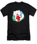 Cat Wuth Rugby American Football Ball Kitten Gift Thomas Larch T-Shirt