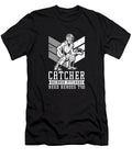 Catcher Because Pitchers Need Heroes Too Softball Catcher Crazy Squirrel T-Shirt