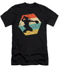 Catcher Retro Distressed Hexagon Baseball Kevin Garbes T-Shirt