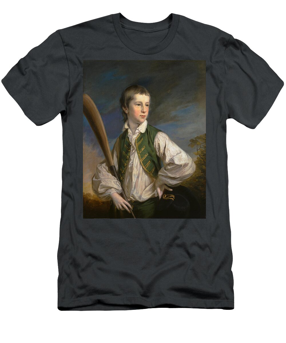 Charles Collyer As a Boy with a Cricket Bat Francis Cotes T-Shirt