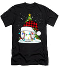 Christmas Baseball Men Player Pitcher Sophie Eleanor T-Shirt