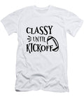 Classy Until Kickoff Football Football Tailgate Football Mom Mounir Khalfouf T-Shirt