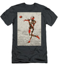 Cleveland Browns Quarterback Football Player Paint Splatters Abstract Portrait Design Turnpike T-Shirt