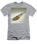 Close Up of Grilled Trout Stuffed with Leeks and Herbs in Metal Fish Roaster Jalag Syndication T-Shirt