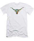 Colorful Longhorn Art By Sharon Cummings Sharon Cummings T-Shirt