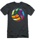 Colorful Volleyball Cute Colorsplash Ball Arash Syeda T-Shirt