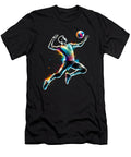 Colorful Volleyball Player Men Job T-Shirt
