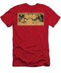 Combat of Sumo Wrestlers Tagasugo Against Ayusegawa 1866 Utagawa Kuniteru T-Shirt
