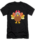 Cool Thanksgiving Football Gobble Player Turkey Wearing Helmet Sports Rugby American Football Lover Gift for Boys Kids Sifou Store T-Shirt
