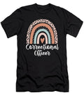 Correctional Officer Rainbow Leopard Heart Appreciation Jensen Cena T-Shirt