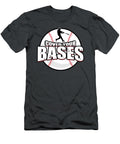 Cover Your Bases for Soft Ball Fans American Baseball Tom Schiesswald T-Shirt