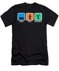 Crawl Walk Volleyball Funny Vball Gift Orange Pieces T-Shirt
