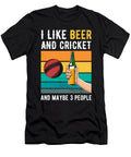 Cricket and Beer Retro Gift Manuel Schmucker T-Shirt