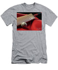 Cricket Ball Bat and Fabric Allan Swart T-Shirt