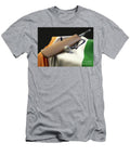 Cricket Ball Bat and India Flag Allan Swart T-Shirt