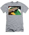 Cricket Ball Bat and South Africa Flag Allan Swart T-Shirt