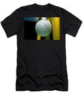 Cricket Ball Striking Wickets with Particles At Night Allan Swart T-Shirt