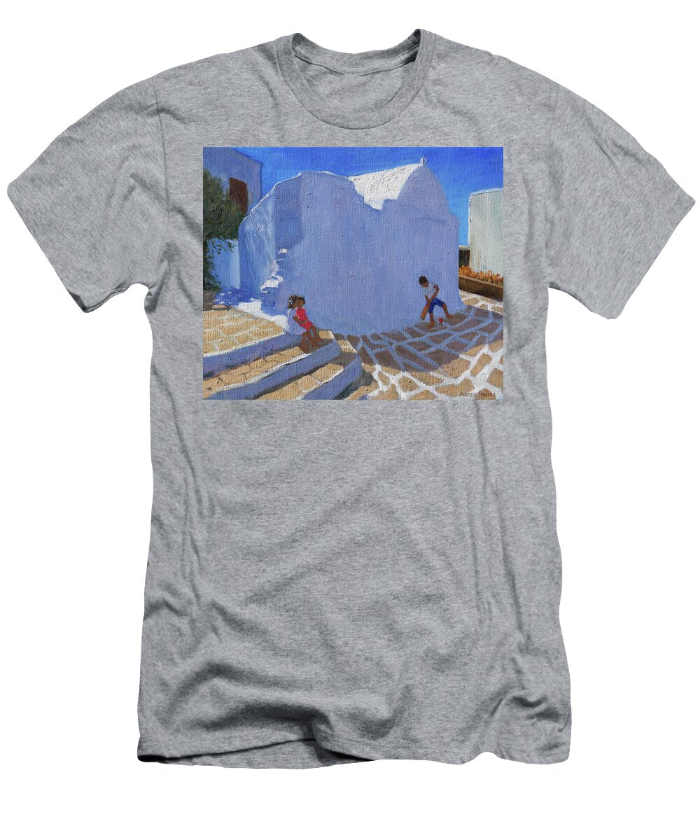 Cricket By the Church Wall Mykonos Andrew Macara T-Shirt