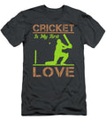 Cricket Gift Cricket Is My First Love Funnygiftscreation T-Shirt