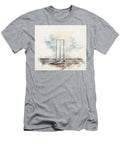 Cricket Pitch and Wickets Watercolor Allan Swart T-Shirt