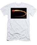 Cricket Sports Ball Light Trail Allan Swart T-Shirt