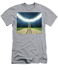 Cricket Stadium and Wickets Allan Swart T-Shirt