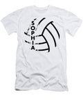 Custom Volleyball Ornamental Vintage Custom Name Volleyball for Player No 1 2 Mounir Khalfouf T-Shirt