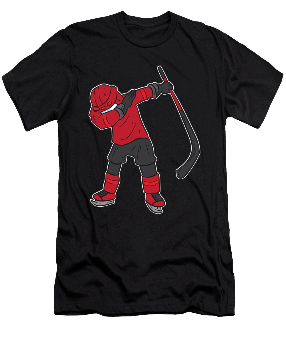Dabbing Hockey Player Eq Designs T-Shirt