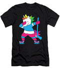 Dabbing Hockey Unicorn Ice Hockey Girls Unicorn Eq Designs T-Shirt