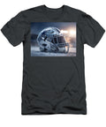 Dallas Cowboys Helmet in Snow Kevin Walker and Pixel Reverie T-Shirt