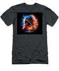 Dallas Cowboys Helmet with Flames Kevin Walker and Pixel Reverie T-Shirt