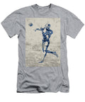 Dallas Cowboys Quarterback Football Player Paint Splatters Abstract Portrait Design Turnpike T-Shirt