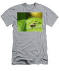 Dark Bush Cricket First Instar Nymph Sunning on a Nick Upton Natureplcom T-Shirt