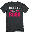 Defend Like a Boss Volleyball Blocker for Men Women Kids Defense Team Coach Crazy Squirrel T-Shirt