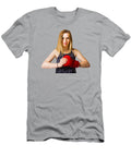 Determined Fitness Girl on Studio Background Jorgo Photography T-Shirt