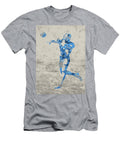 Detroit Lions Quarterback Football Player Paint Splatters Abstract Portrait Design Turnpike T-Shirt