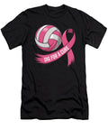 Dig for a Cure Volleyball Pink Breast Cancer Maisie Jackson T-Shirt